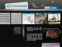 Tablet Screenshot of normacadre.fr